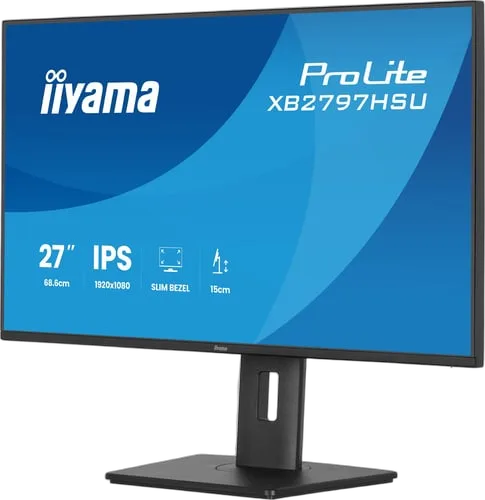 Iiyama Prolite XB2797HSU-B1 - 27" FHD 120Hz IPS 4ms Pivot Adaptive Sync
