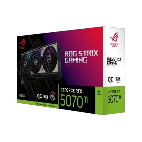 Asus ROG Strix GeForce RTX 5070Ti 16GB GDDR7 OC Edition, vue 11