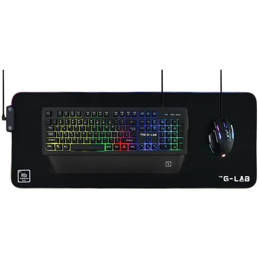 The G-LAB Pad Rubidium - XXL - RGB - Noir
