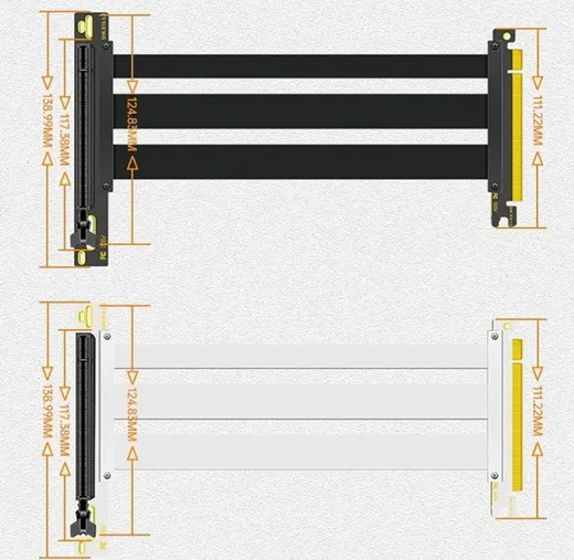 Compatible Riser 5.0 X16 - Blanc - 30cm