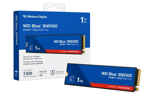 WD SN5100 Blue 1To Gen4 NVMe M.2 OEM