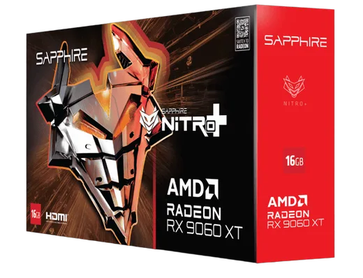 Sapphire Nitro+ Radeon RX 9060 XT GAMING OC 16GB, vue 8