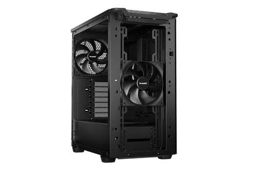 be quiet! PURE BASE 501 Airflow Window Black - MT/Sans Alim/ATX, vue 3