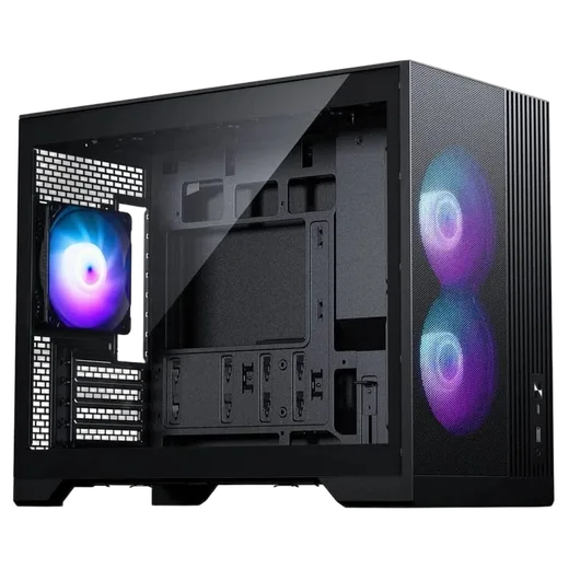 Phanteks XT M3 RGB avec 3 ventilateurs 120mm Noir - mT/Sans Alim/mATX, vue 1