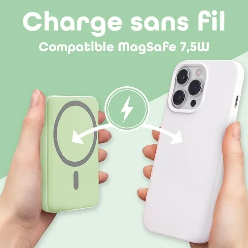 T'nB Powerbank USB-C - 5000 mAh - 20W - Vert, vue 4