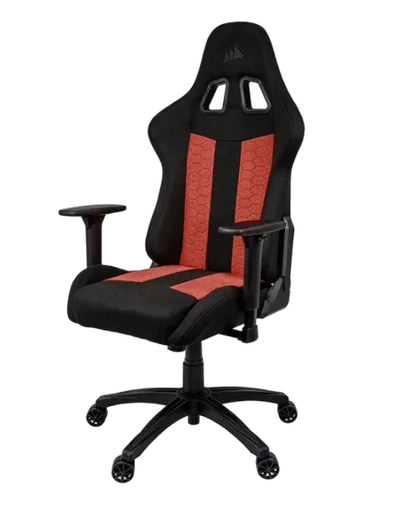 Corsair TC100 RELAXED Fabric - Noir et Rouge, vue 3