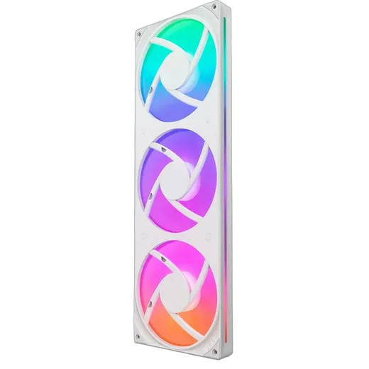 NZXT F420RGB Core Fan (Single Frame) - Blanc, vue 3