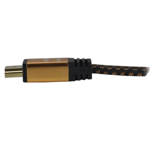 MCL Samar Câble HDMI 2.0 Highspeed + Ethernet mâle/mâle tressé/plat - 3m, vue 2