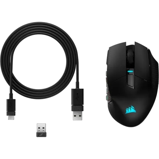 Corsair Scimitar Elite - Sans-Fil - RGB - Noir, vue 10