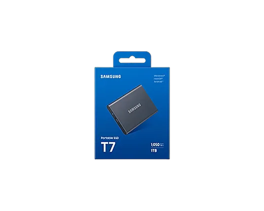 Samsung T7 USB 3.2 1 To Gris, vue 2