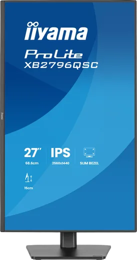 Iiyama Prolite XB2796QSC-B1 - 27" QHD 75Hz USB-C PD 65W