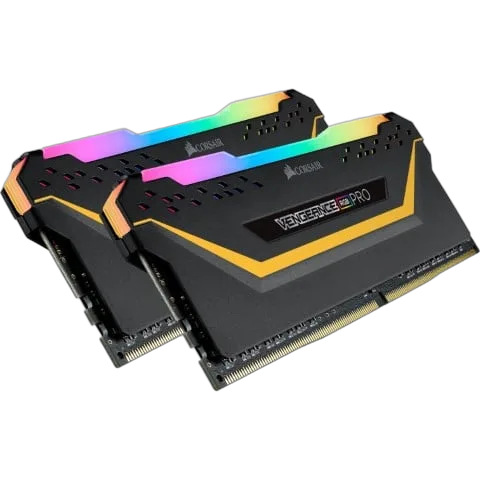Corsair Vengeance RGB Pro (2x8Go DDR4 3200 PC25600) Noir, vue 2