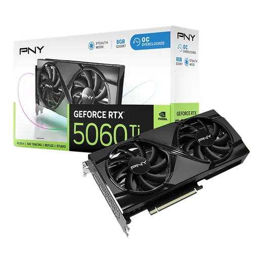 PNY Nvidia GeForce RTX 5060 Ti 8G OC, vue 9