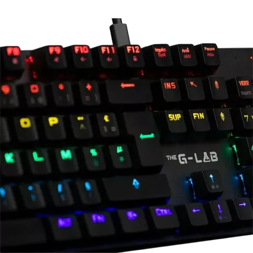 The G-LAB Keyz Carbon EX - Mécanique - Filaire - RGB - Noir