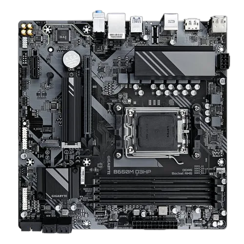 Gigabyte B650M D3HP, vue 4