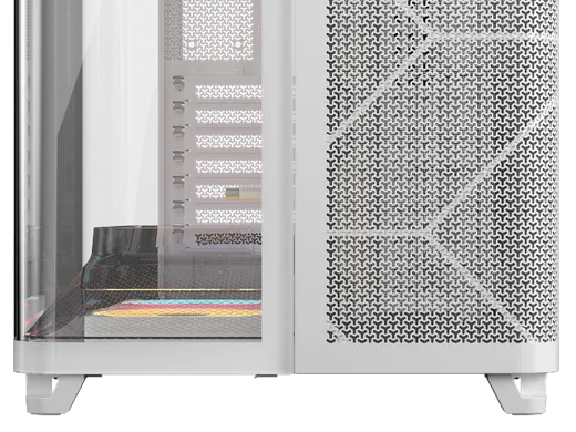 Corsair Air 5400 LX-R RGB Link Blanc - MT/Sans Alim/E-ATX, vue 5