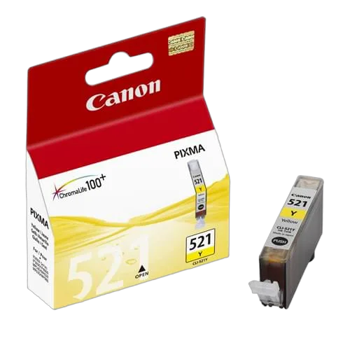 Canon Cartouche CLI-521Y Jaune, vue 1