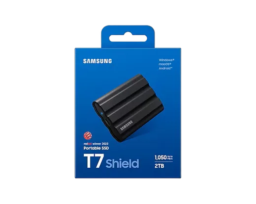 Samsung T7 SHIELD 2To Black, vue 8