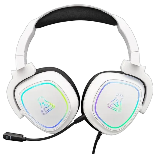 The G-LAB Korp Radium - Blanc/Filaire/Stereo, vue 2