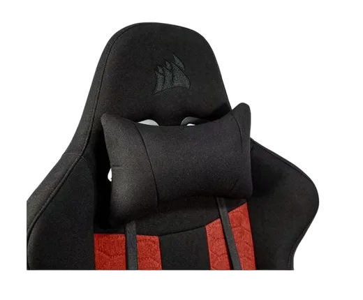 Corsair TC100 RELAXED Fabric - Noir et Rouge, vue 6