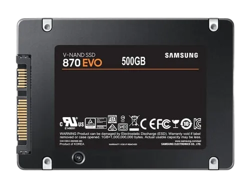 Samsung 870 EVO 500Go SATA, vue 5