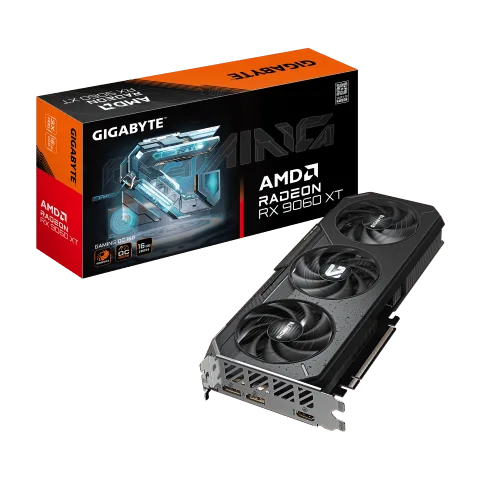 Gigabyte Radeon RX 9060 XT GAMING OC 16G, vue 9