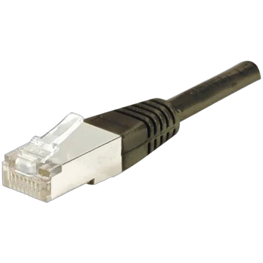 Câble Cat6 3m Noir, vue 1
