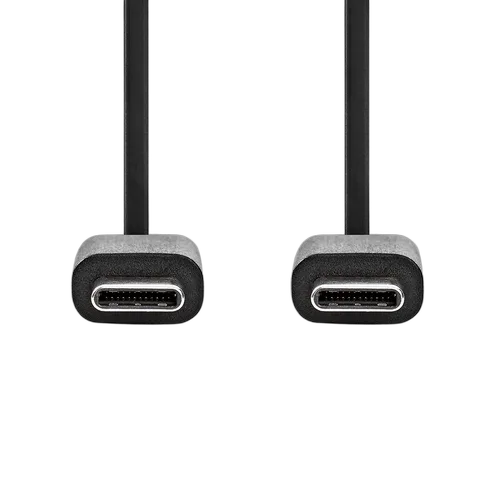 Nedis Câble USB-C vers USB-C 60 W - 1m - Noir, vue 2