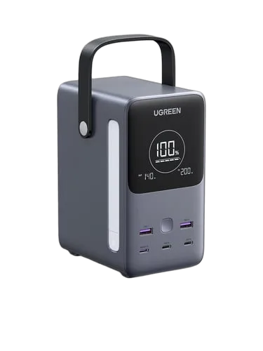 UGREEN PowerBank 5 ports - 48000mAh - 300W - Gris, vue 4