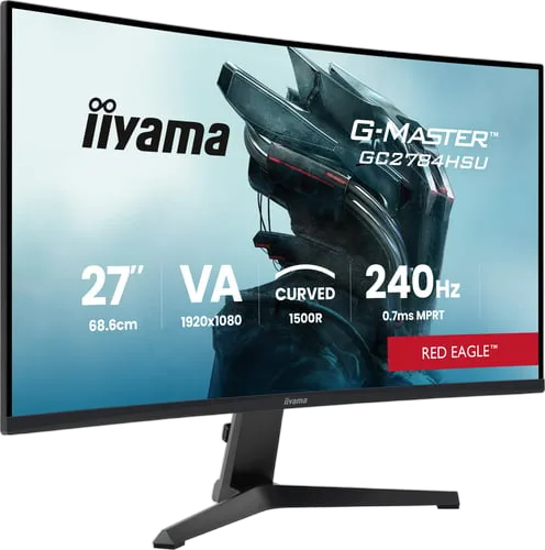 Iiyama G-Master GC2784HSU-B1 - 27" CURVE FHD 240Hz VA 0,7ms HDR10 FreeSync Premium, vue 2