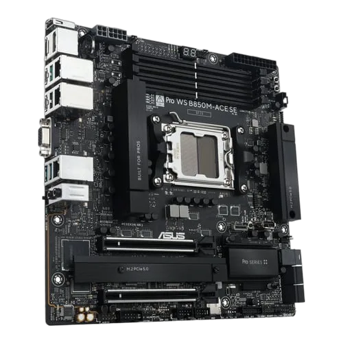 Asus Pro WS B850M-ACE SE, vue 3