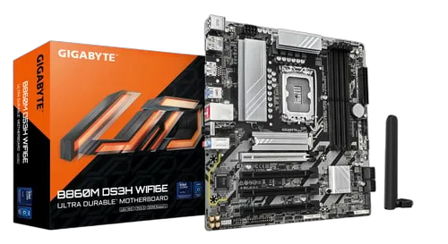 Gigabyte B860M DS3H WIFI6E, vue 1