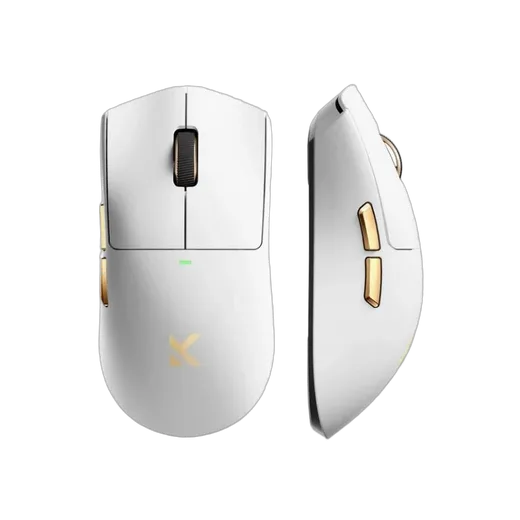 MCHOSE K7 Ultra Lightweight - Sans-Fil - Blanc / Or