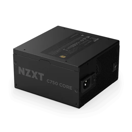 NZXT ATX 750W - 80+ Gold - C750 Gold Core Noir, vue 2