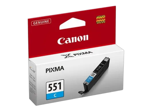 Canon CLI-551 C Cyan, vue 1