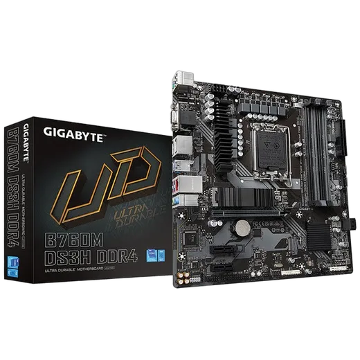 Gigabyte B760M DS3H DDR4, vue 1