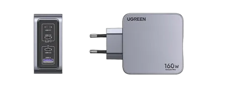 UGREEN Chargeur secteur 160W 4 ports + Câble USB-C - 1,5m, vue 8