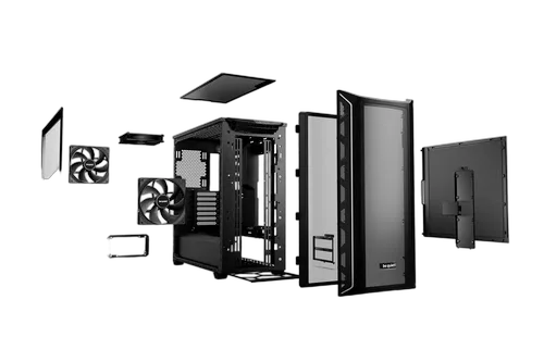 be quiet! SHADOW BASE 800 DX Noir - MT/Sans Alim/E-ATX, vue 5