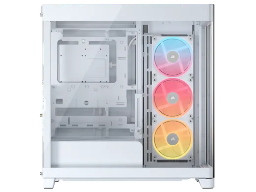 Corsair Frame 4500X LX-R RGB Link Blanc - MT/Sans Alim/E-ATX, vue 3