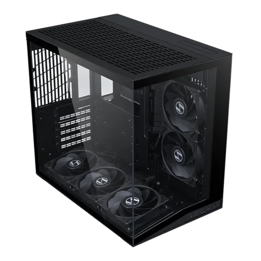 Lian-Li O11D Mini V2 Flow Noir - mT/Sans Alim/ATX
