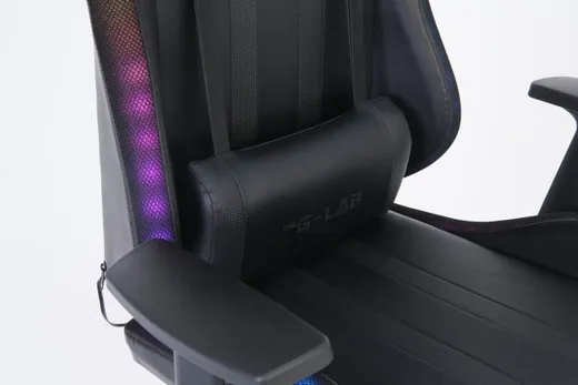 The G-LAB K Seat Electron EX RGB - Noir, vue 3