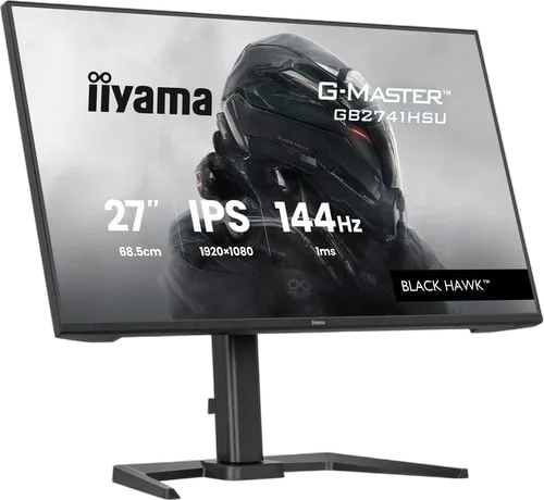 Iiyama G-Master GB2741HSU-B1 - 27" FHD 144Hz IPS 1ms Pivot Adaptive Sync FreeSync, vue 5