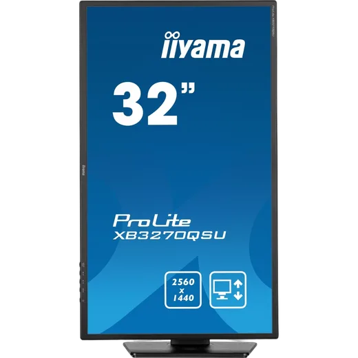 Iiyama PROLITE XB3270QSU-B1 - 31.5" QHD 100Hz IPS 3ms Pied réglable