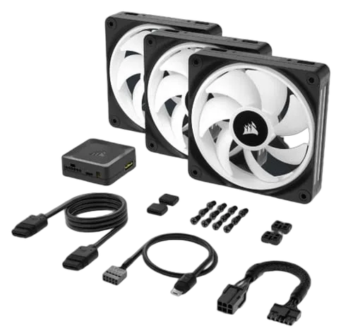 Corsair iCUE LINK QX120 RGB Starter Kit Noir, vue 7