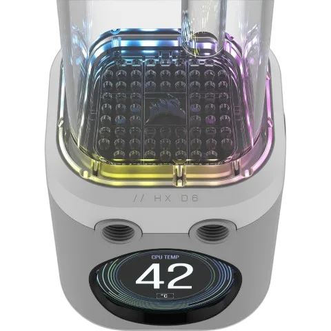 Corsair iCUE LINK XD6 RGB ELITE LCD - Blanc, vue 9