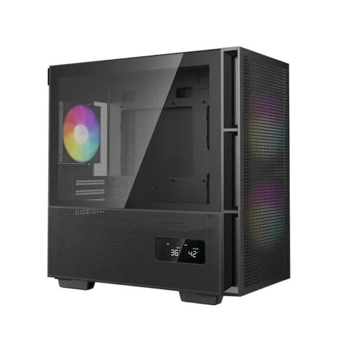 Deepcool CH360 DIGITAL Noir - GT/Sans Alim/Micro-ATX, vue 2