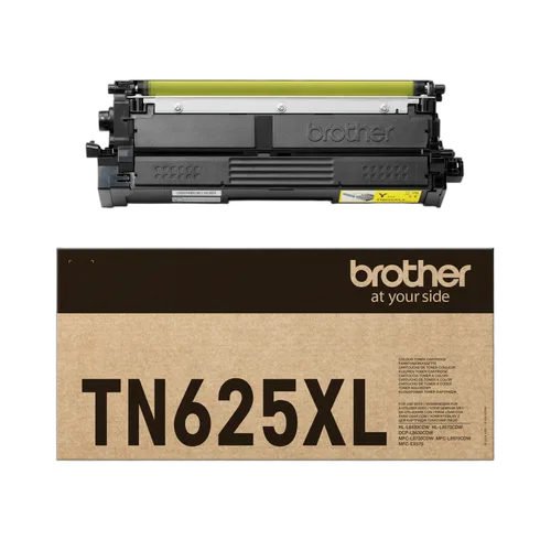 Brother Cartouche toner laser TN625Y - Jaune, vue 2