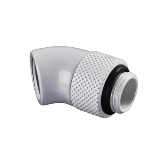Fitting coudé rotatif 45° blanc - 14mm, vue 1