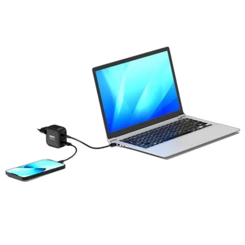 Port Chargeur mural 65W GaN 3 ports + Câble USB-C - 2m, vue 7