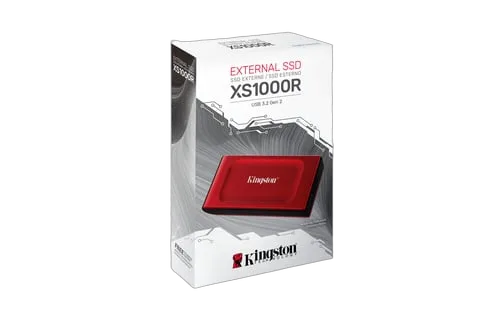 Kingston XS1000 Red USB-C 3.2 1To, vue 5